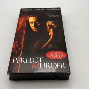 A Perfect Murder (VHS, 1998)Michael Douglas,‎ Gwyneth Paltrow. Preowned